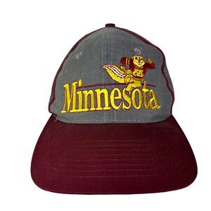 Vintage Minnesota Gophers University Hat Snapback Embroidered Logo‎ The Game Cap